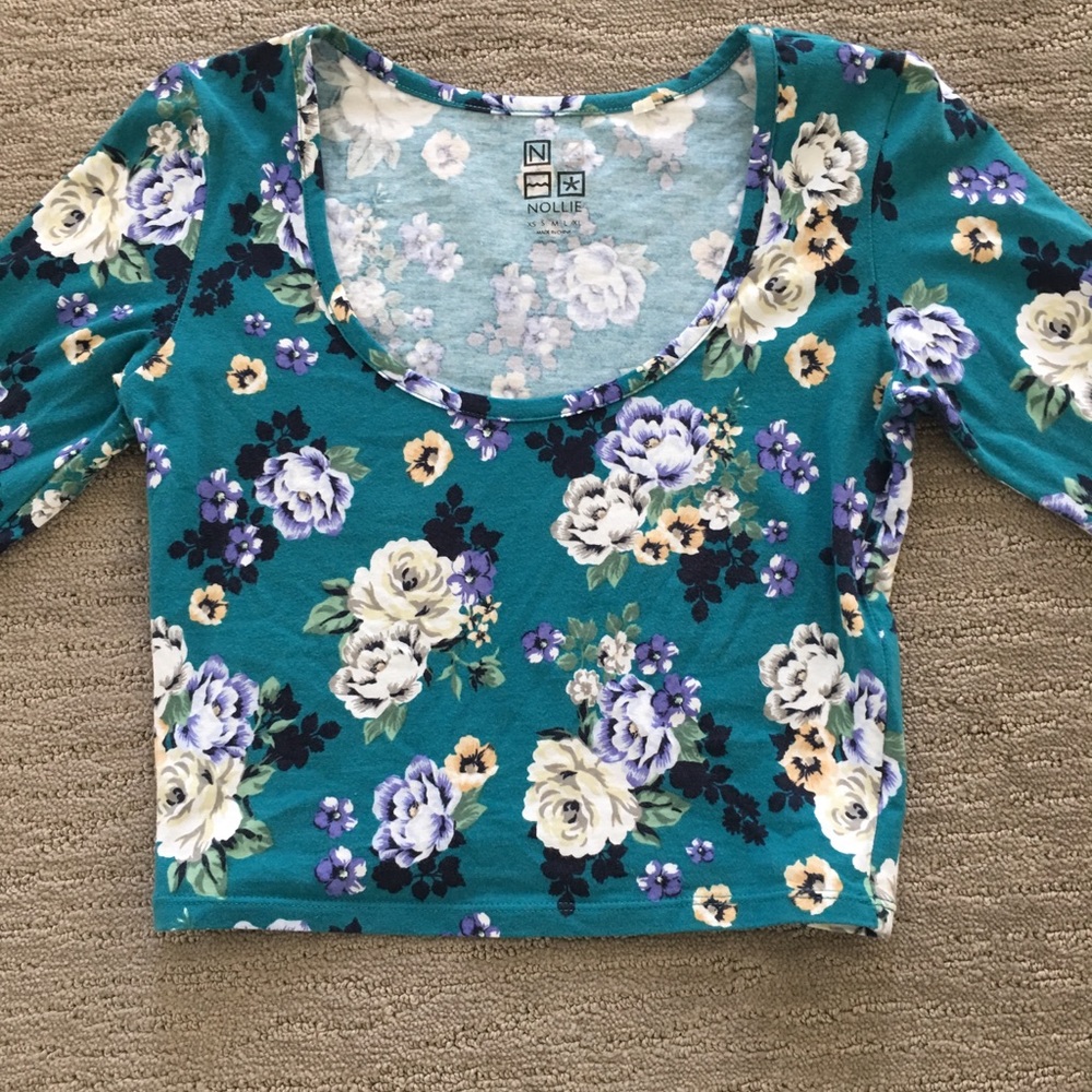 Floral Cropped Top
